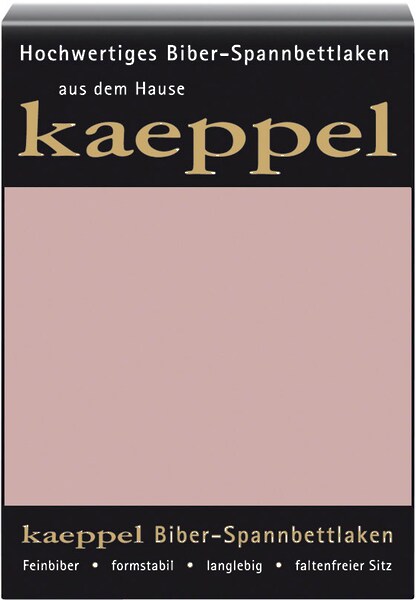 Kaeppel Spannbettlaken »Spannbettlaken Biber«, 100% Baumwolle, kuschelig we günstig online kaufen