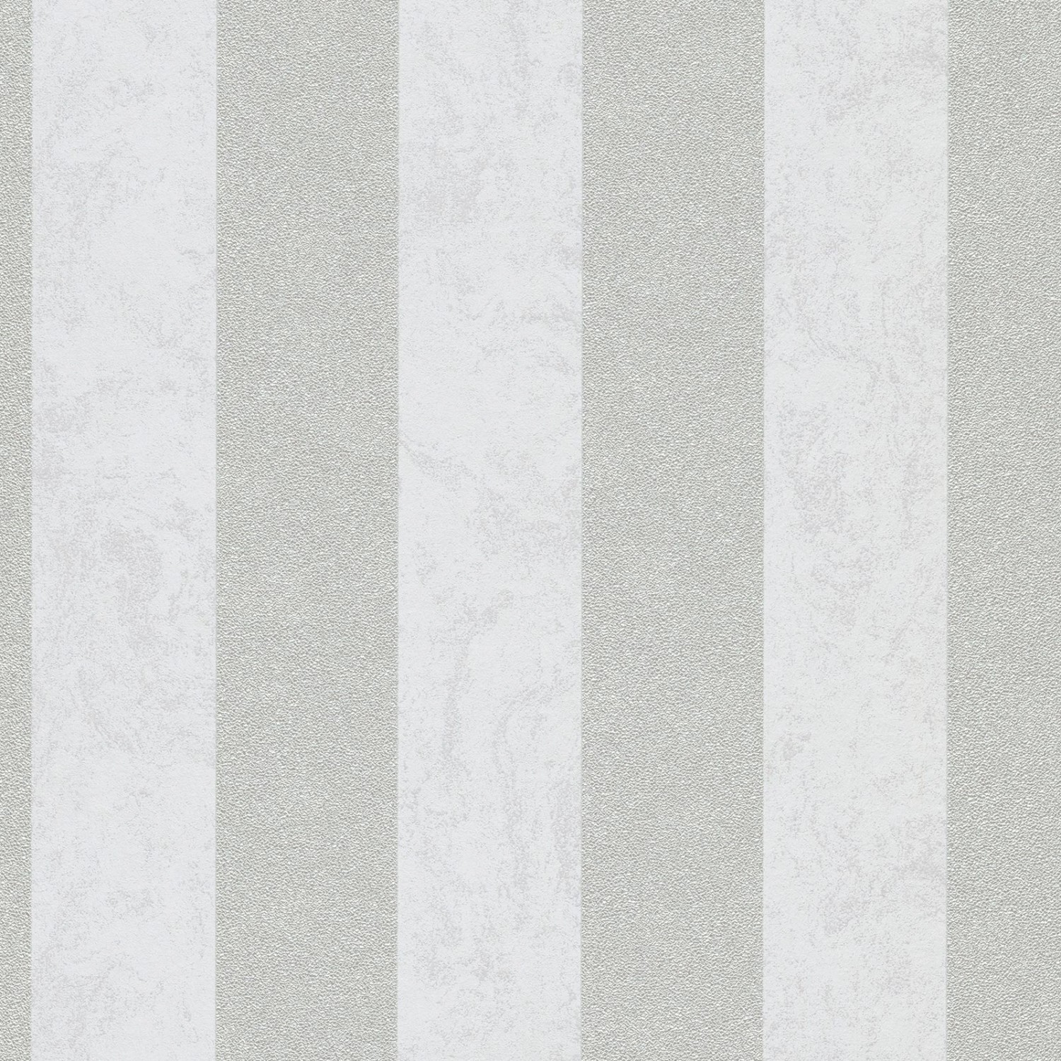Bricoflor Edle Streifen Tapete Weiß Silber Blockstreifen Tapete Elegant Ide günstig online kaufen