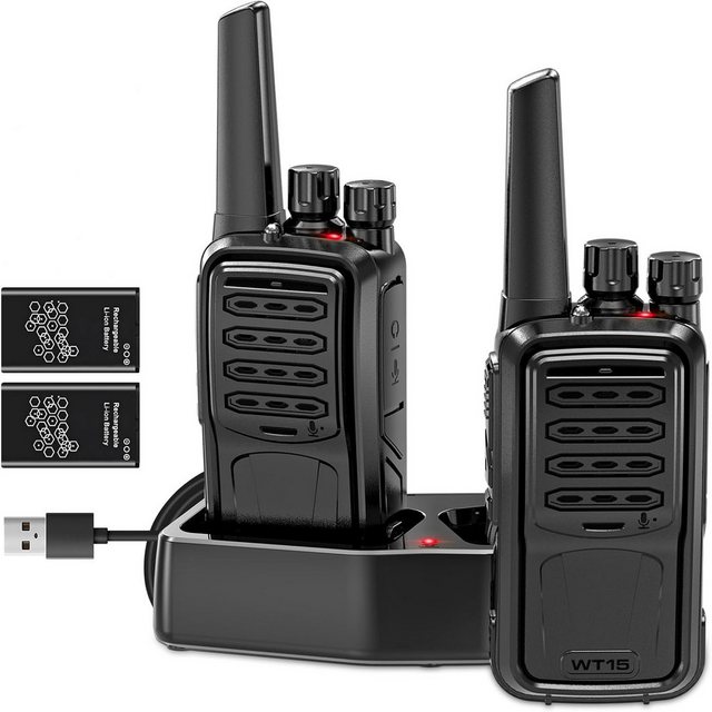 MSOVAEU Walkie Talkie Walkie-Talkie, Lizenzfrei 16 Kanäle, (Wiederauflabar, günstig online kaufen