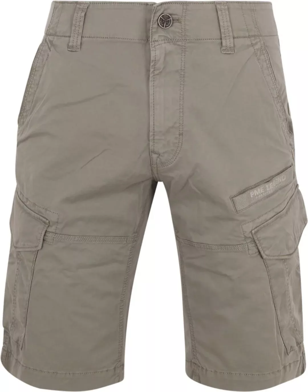 PME Legend Herren Short NORDROP CARGO - Regular Fit - Grau Blau Grün Beige günstig online kaufen