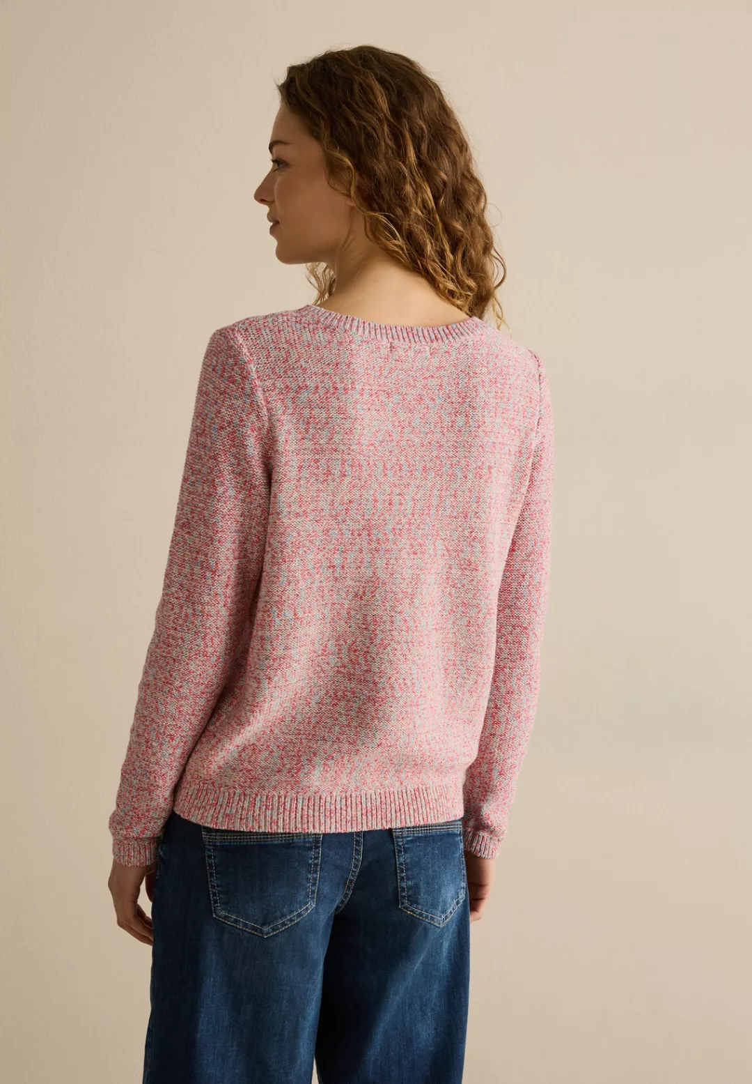 Cecil Strickpullover mit Rippbündchen günstig online kaufen