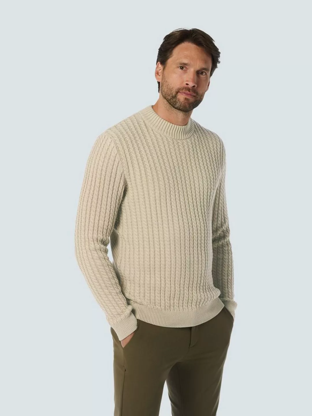 NO EXCESS Strickpullover in melierter Optik günstig online kaufen