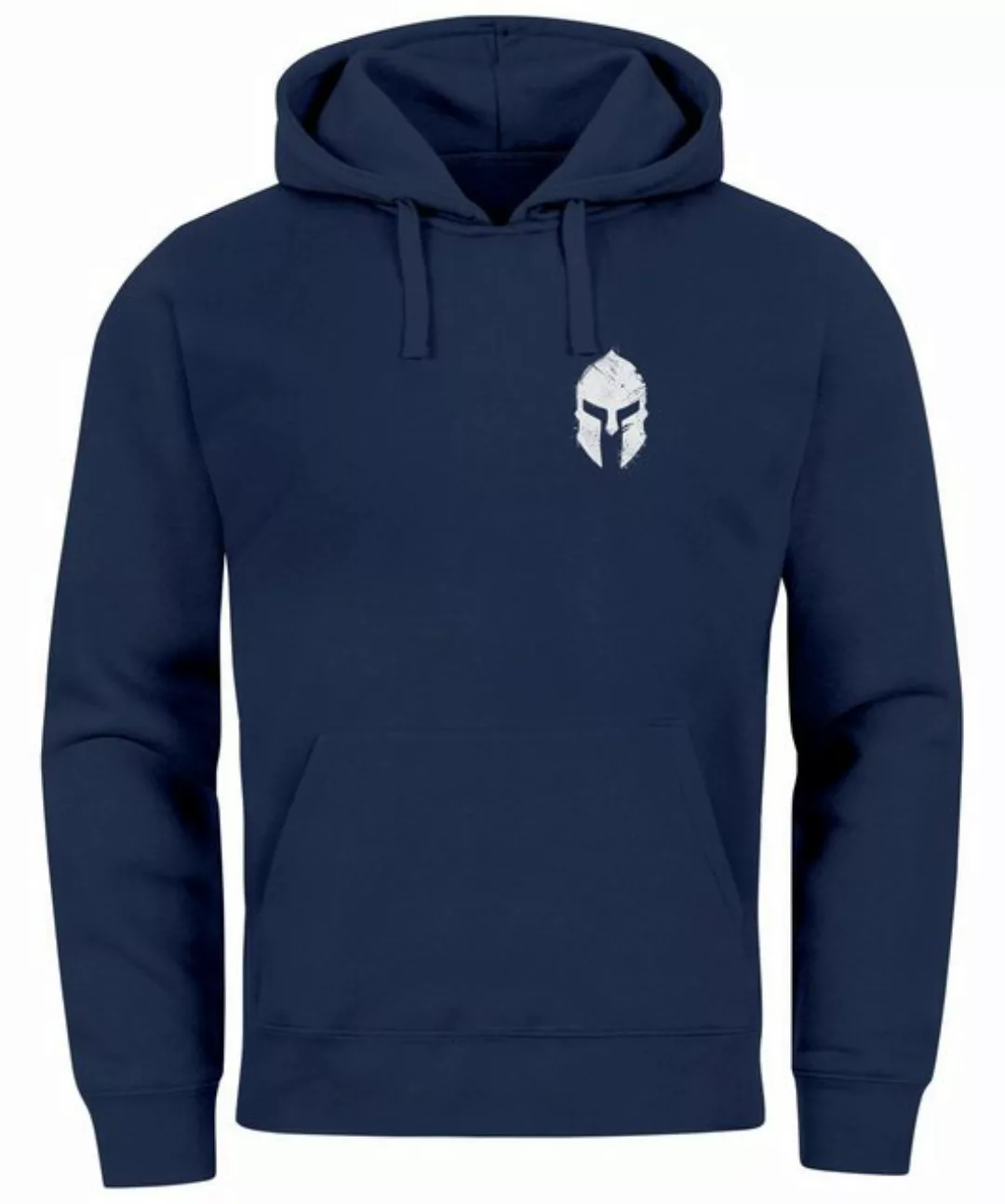 Neverless Hoodie Hoodie Herren Logo Print Sparta-Helm Spartaner Gladiator K günstig online kaufen