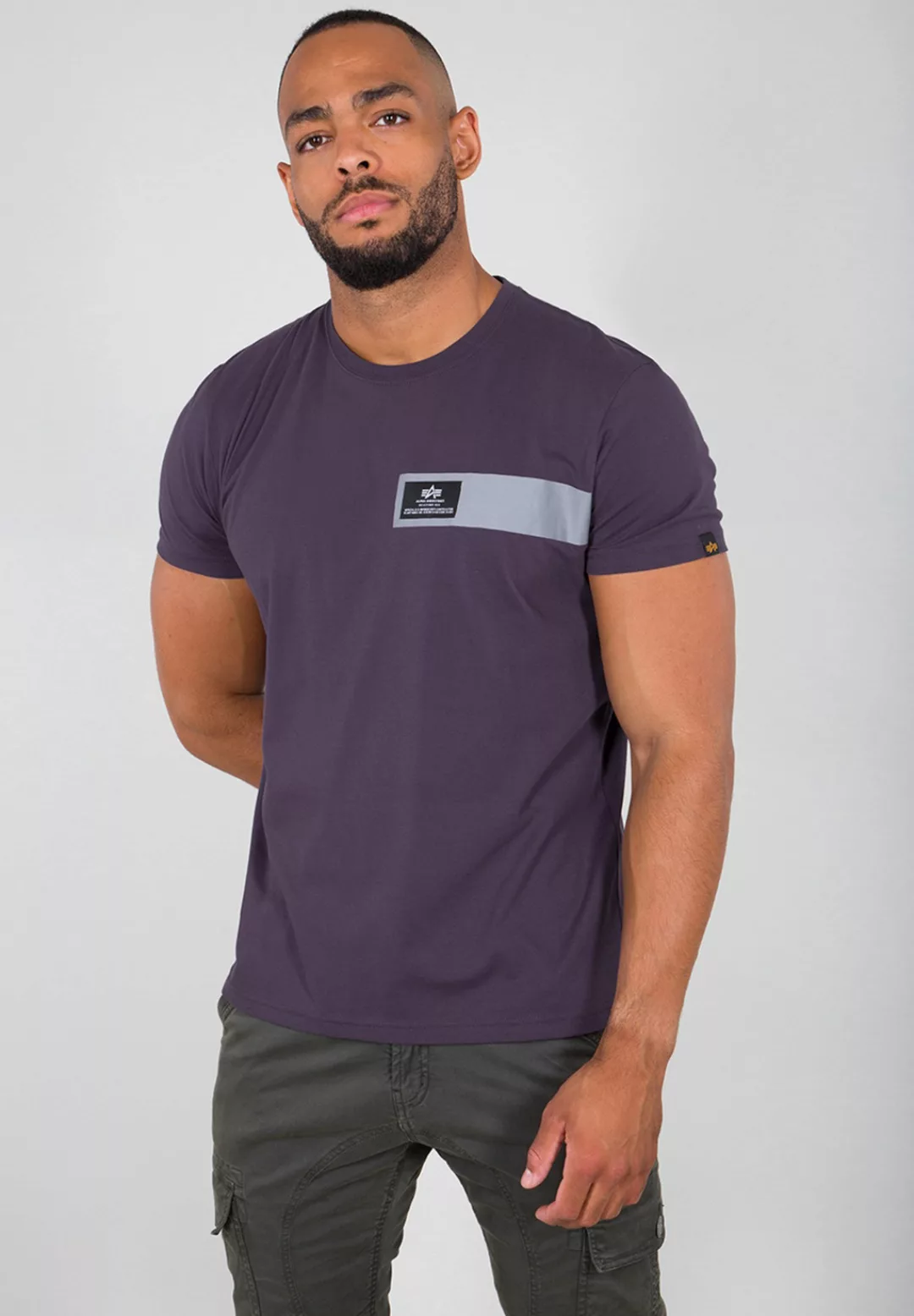 Alpha Industries T-Shirt "ALPHA INDUSTRIES Men - T-Shirts Reflective Stripe günstig online kaufen