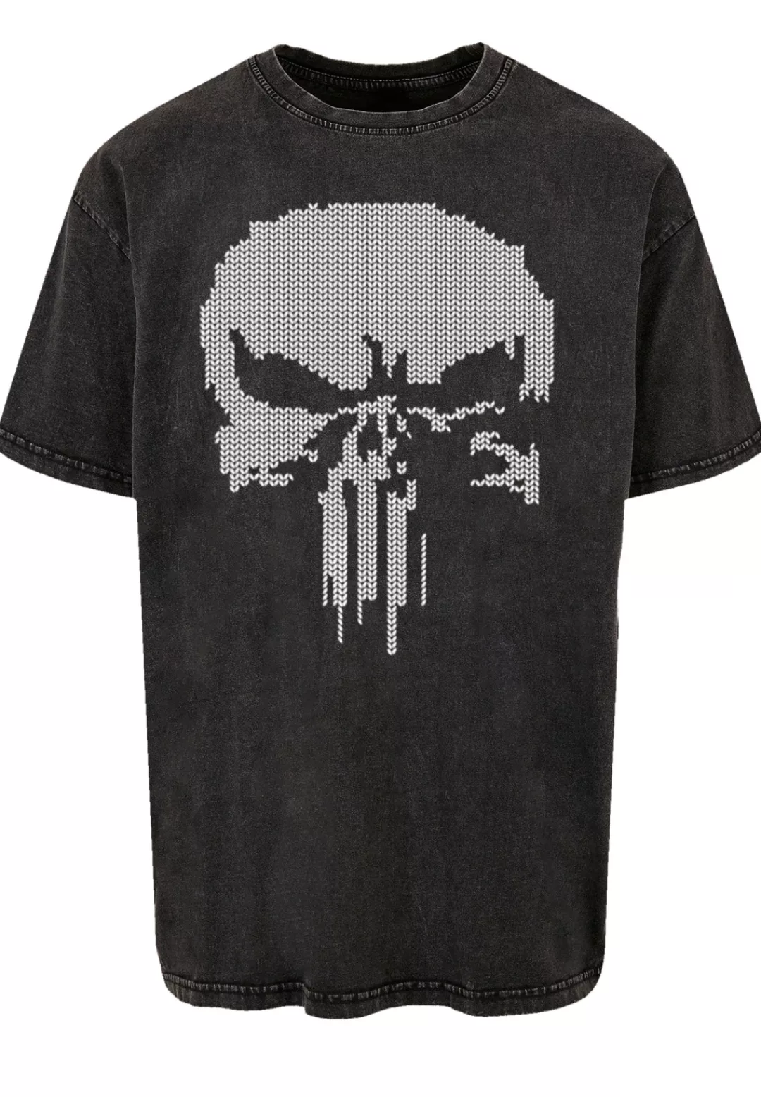 F4NT4STIC T-Shirt "Marvel Punisher Fake Knit" günstig online kaufen