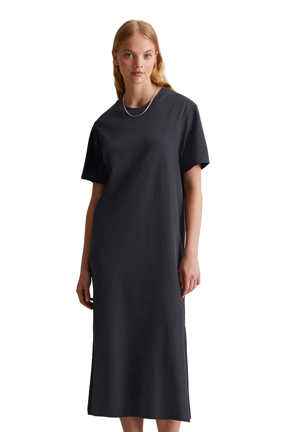Marc OPolo DENIM Jerseykleid "aus gerippter Bio-Baumwolle" günstig online kaufen