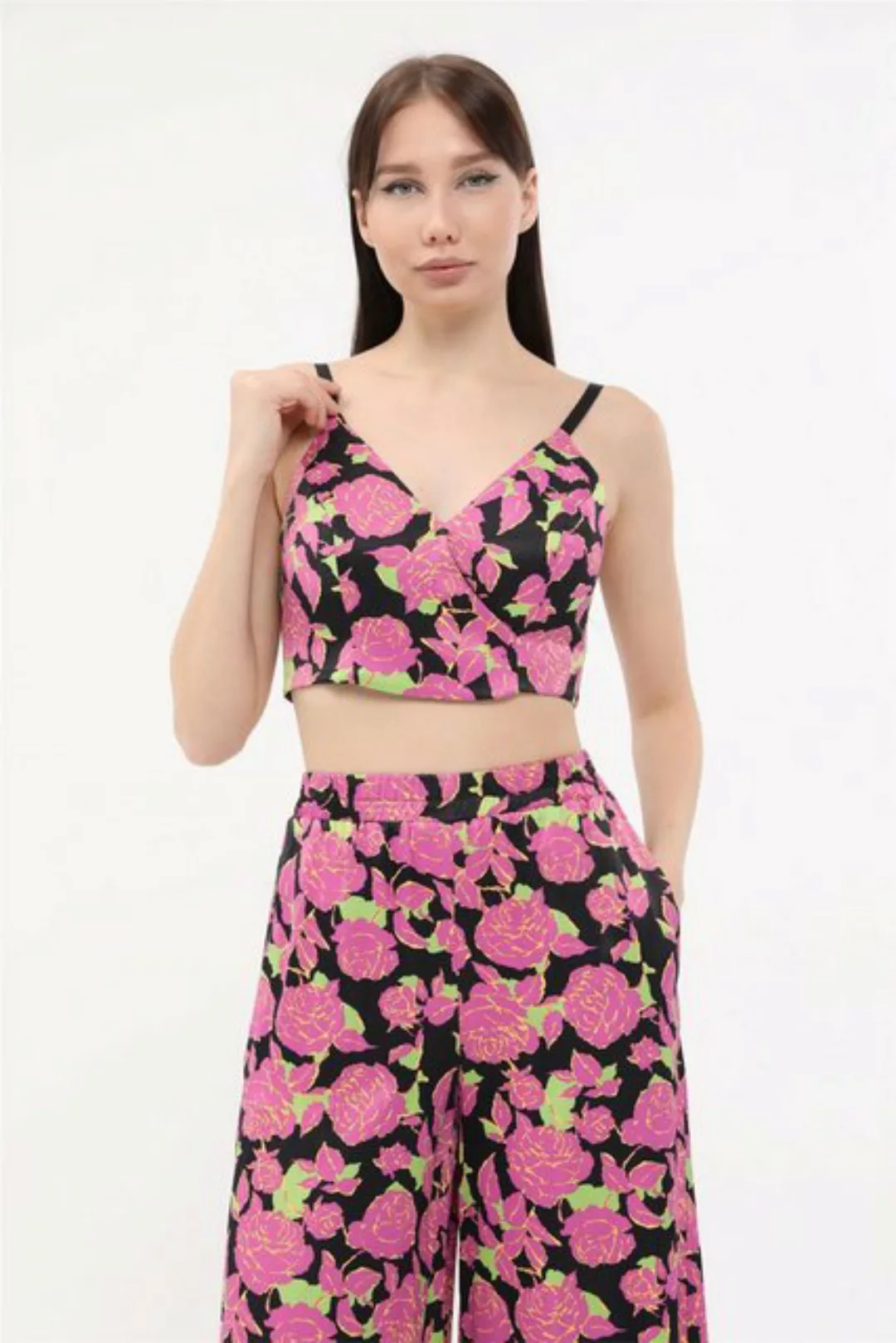 HomeStore Blusentop Blumen Bustier Top günstig online kaufen