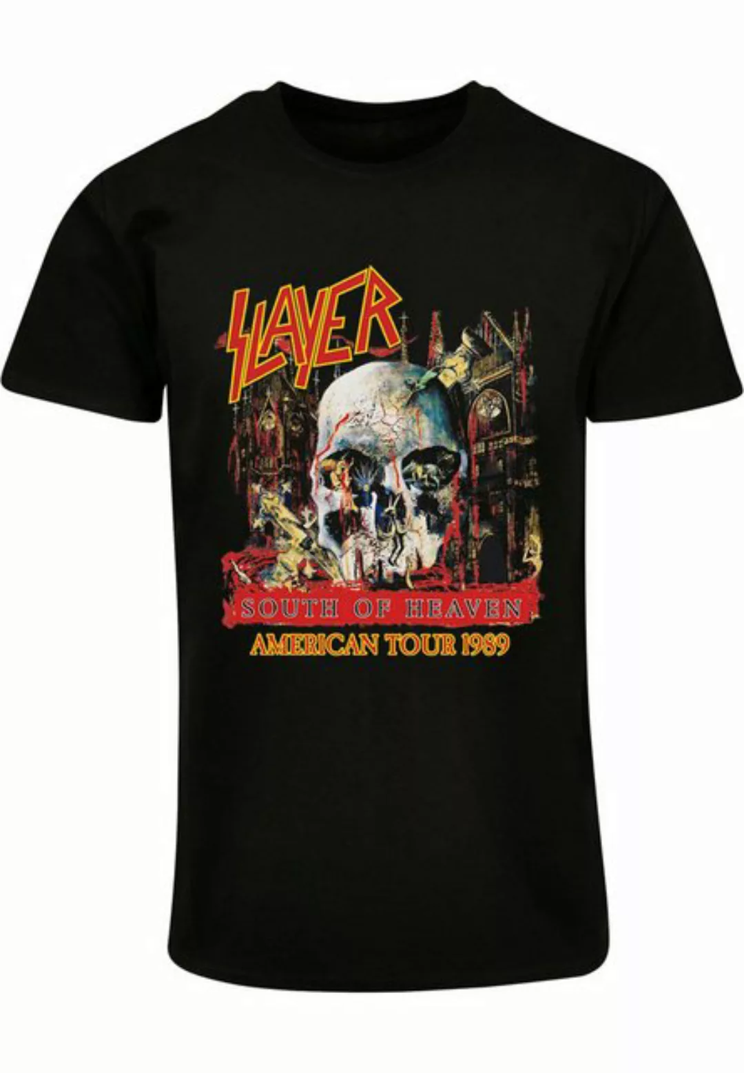 Merchcode T-Shirt Merchcode Herren Slayer - South of Heaven Basic T-Shirt ( günstig online kaufen