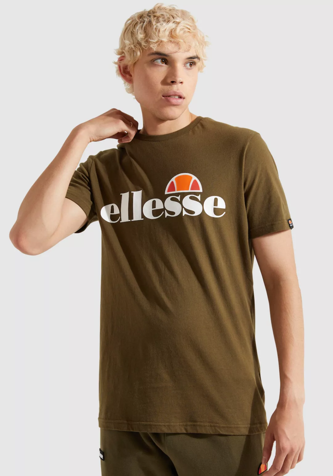 Ellesse T-Shirt Ellesse T-Shirt Herren PRADO TEE Dunkelgrün Khaki günstig online kaufen