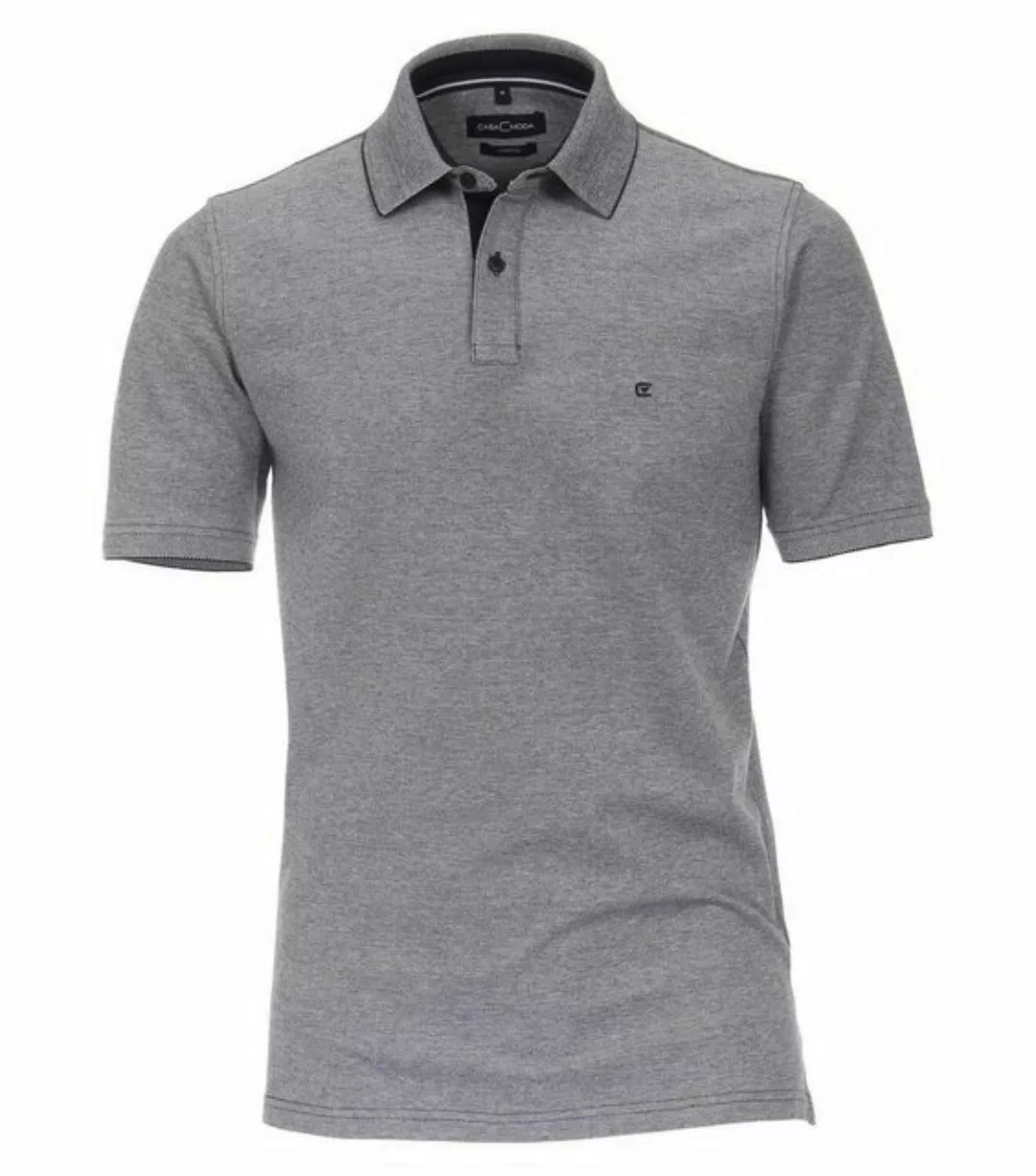 CASAMODA T-Shirt Polo-Shirt uni 004470 günstig online kaufen