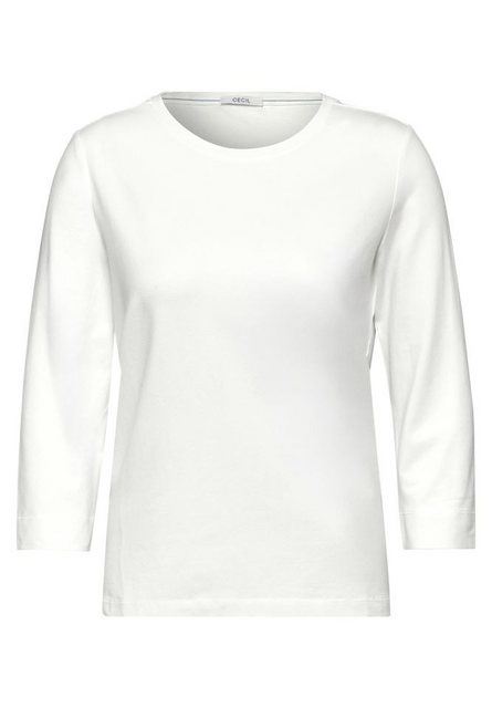 Cecil 3/4-Arm-Shirt, aus elastischem Materialmix günstig online kaufen