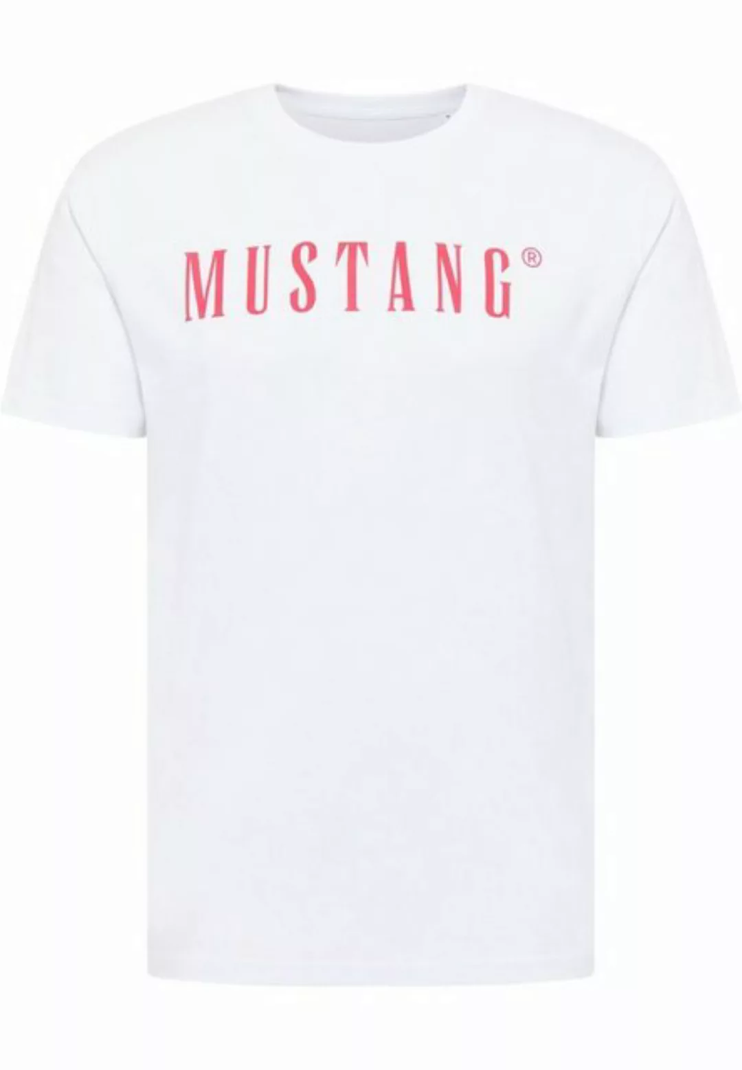 Mustang Herren T-Shirt ALEX C LOGO - Regular Fit günstig online kaufen