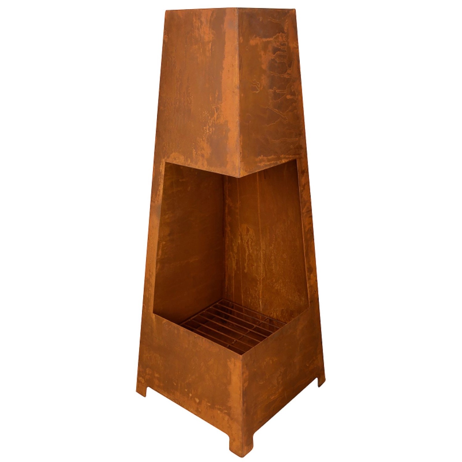 Jet-Line Feuerstelle Burbank in Rostoptik Feuersäule 100 x 38 x 38 cm günstig online kaufen