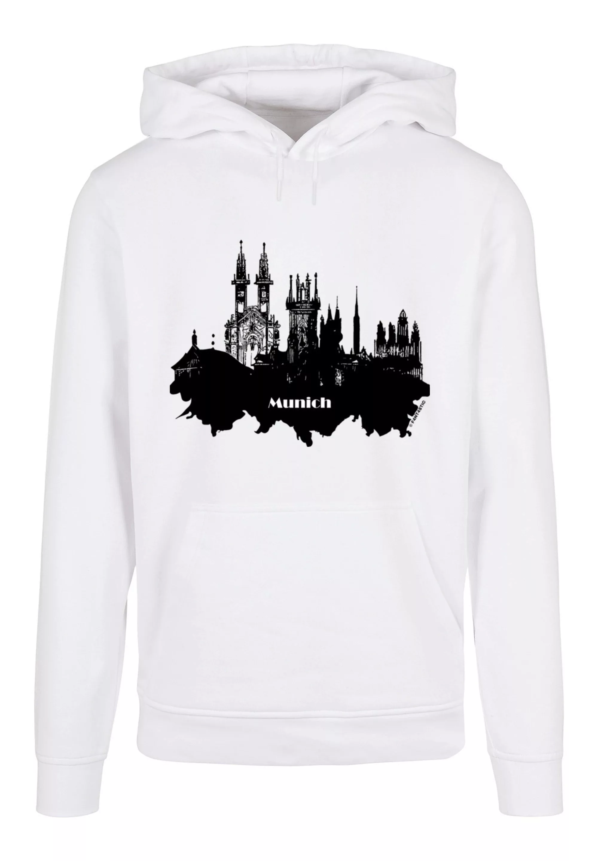 F4NT4STIC Kapuzenpullover "Cities Collection - Munich skyline", Print günstig online kaufen