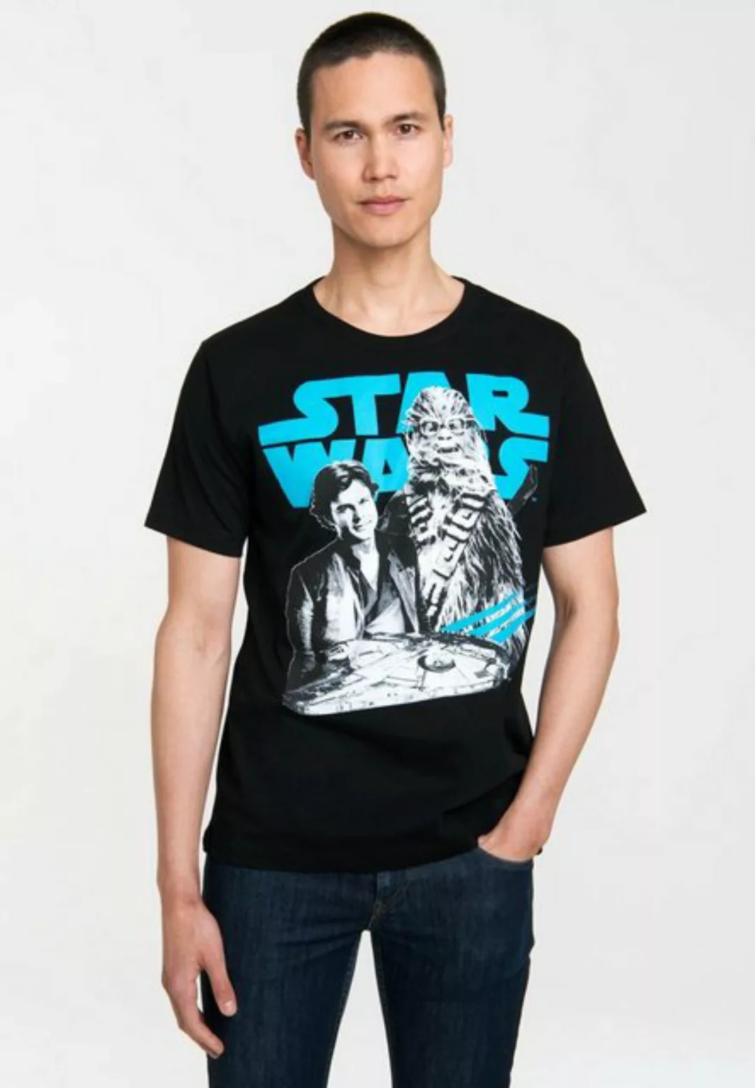 LOGOSHIRT T-Shirt "A Star Wars Story Han Solo & Chewbacca", mit auffälligem günstig online kaufen