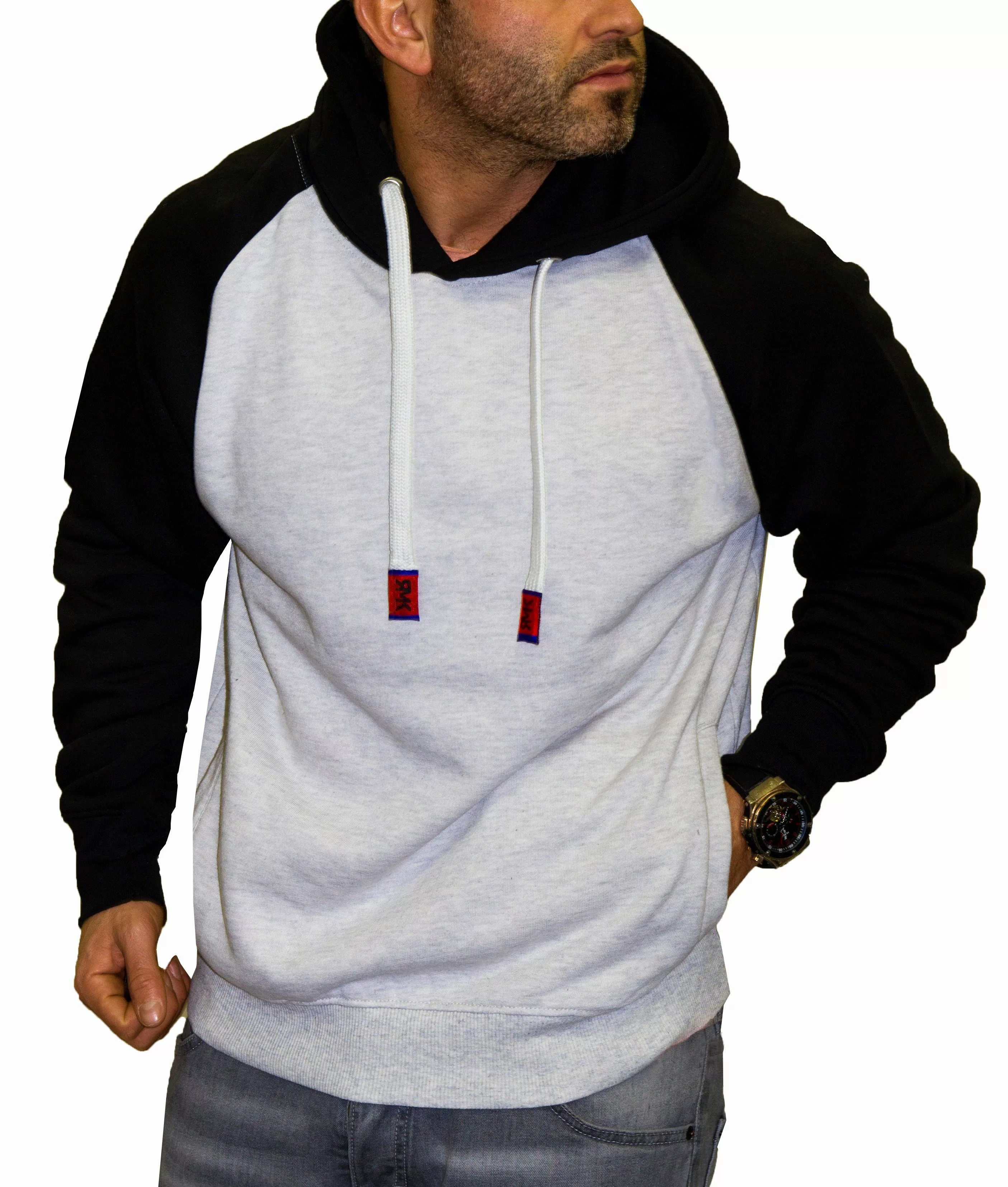 RMK Kapuzenpullover Herren Hoodie Langarmshirt Kapuze günstig online kaufen