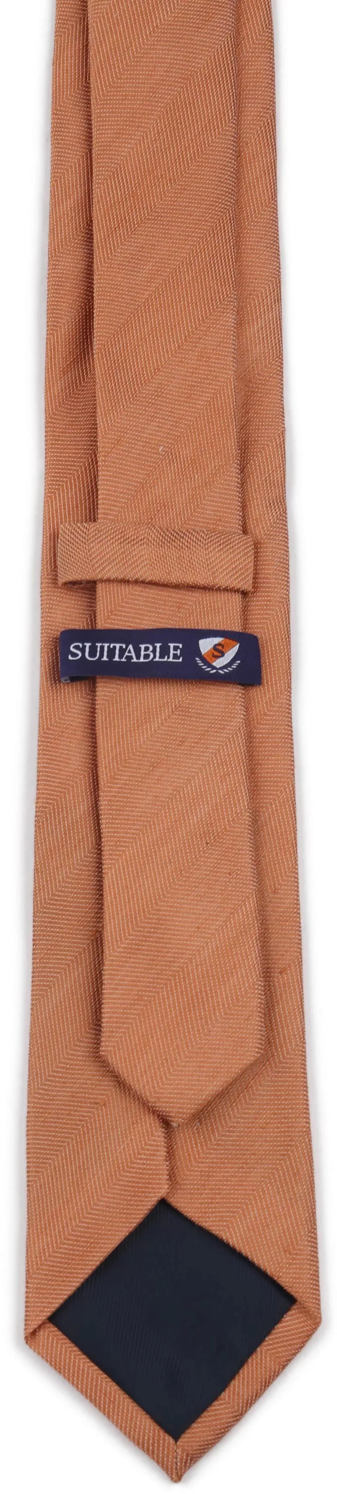 Suitable Leinen Seide Krawatte Orange - günstig online kaufen