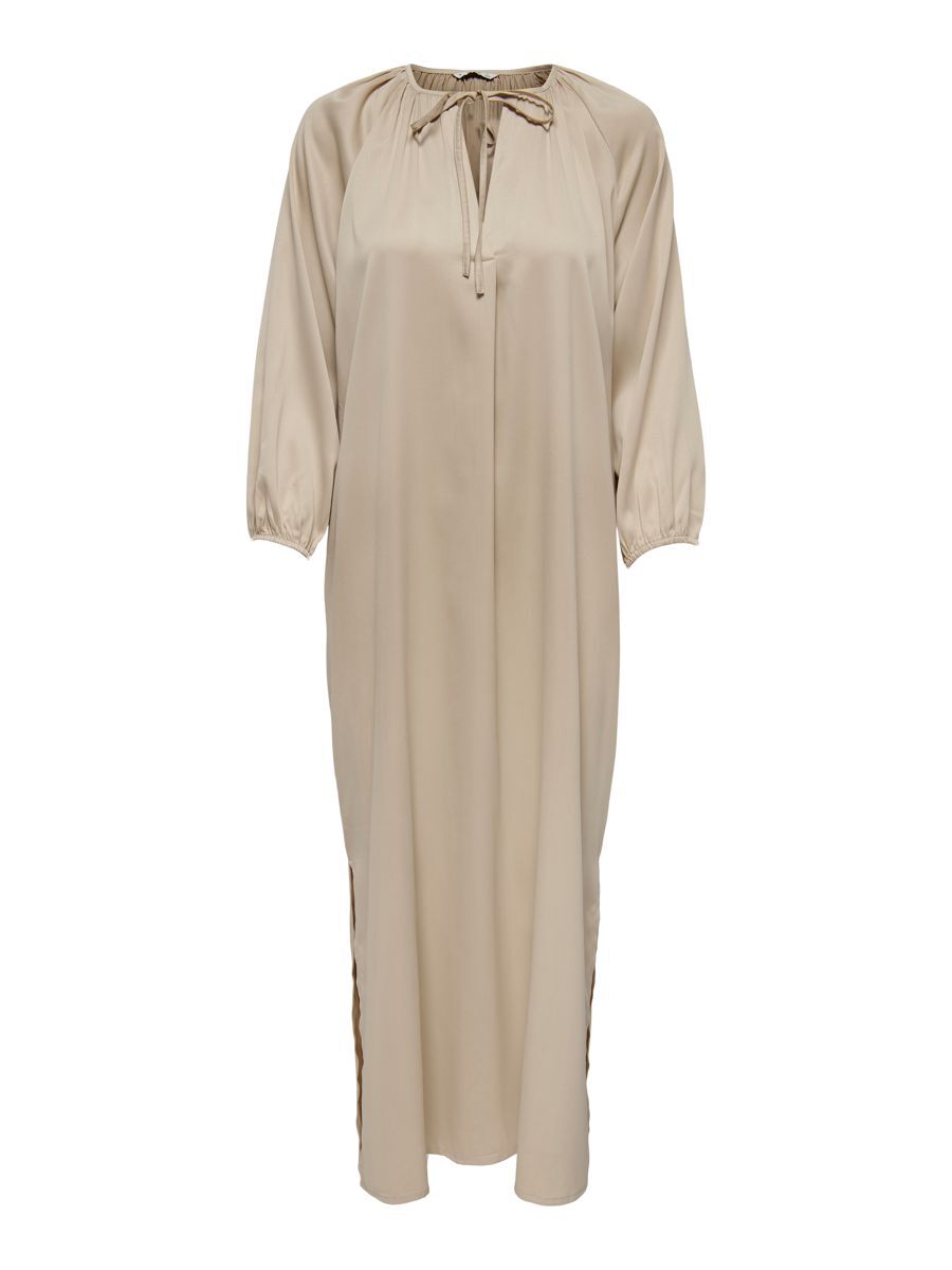 ONLY Lange Tunika- Kleid Damen Beige günstig online kaufen