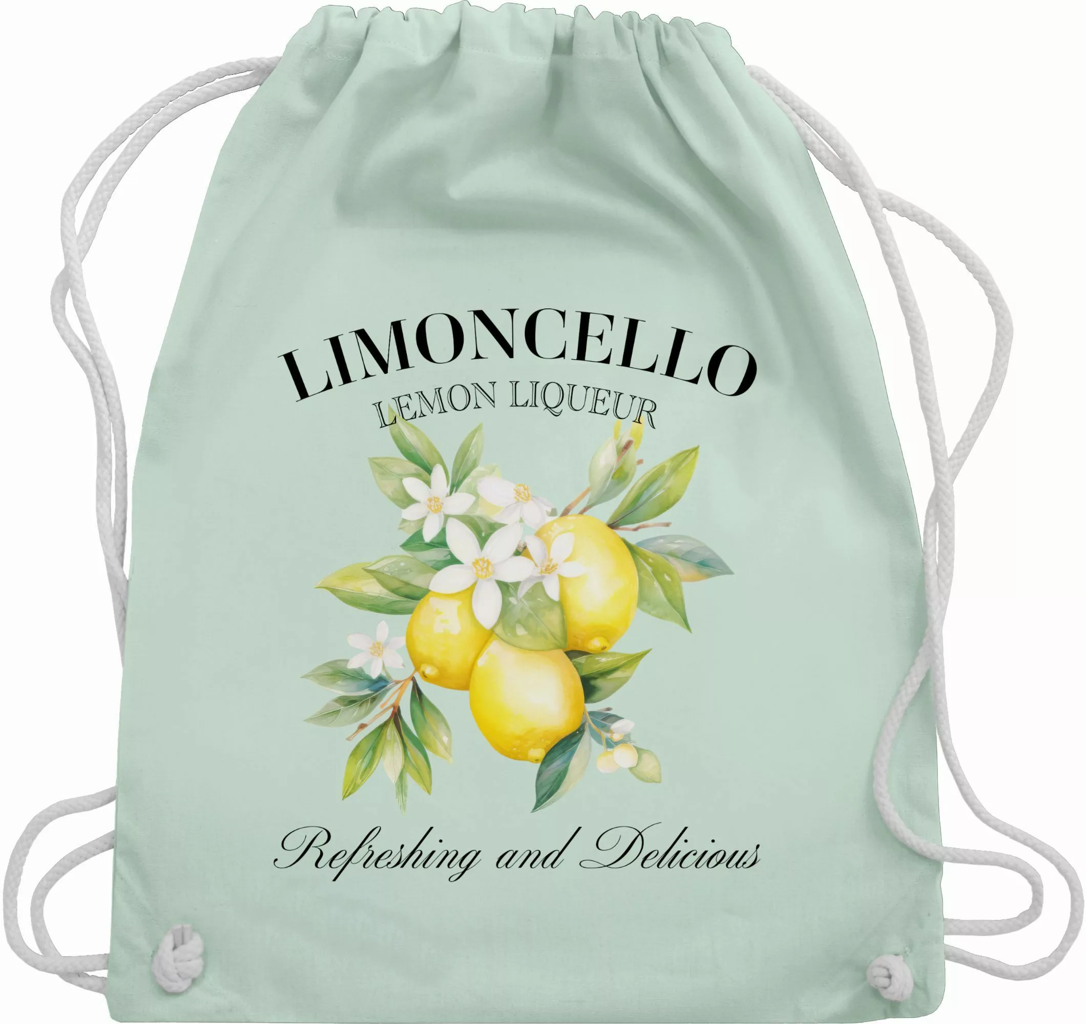 Shirtracer Turnbeutel Limoncello Refreshing and Delicious günstig online kaufen
