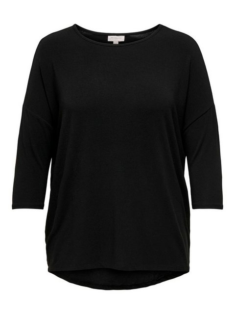 ONLY CARMAKOMA 3/4-Arm-Shirt "CARLAMOUR", aus weichem Materialmix günstig online kaufen