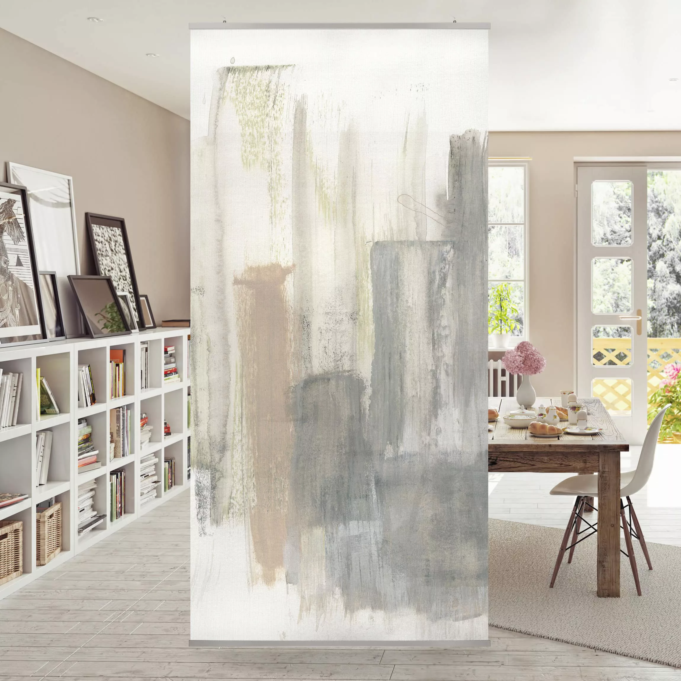 Raumteiler Abstrakt Ein Hauch von Pastell II günstig online kaufen