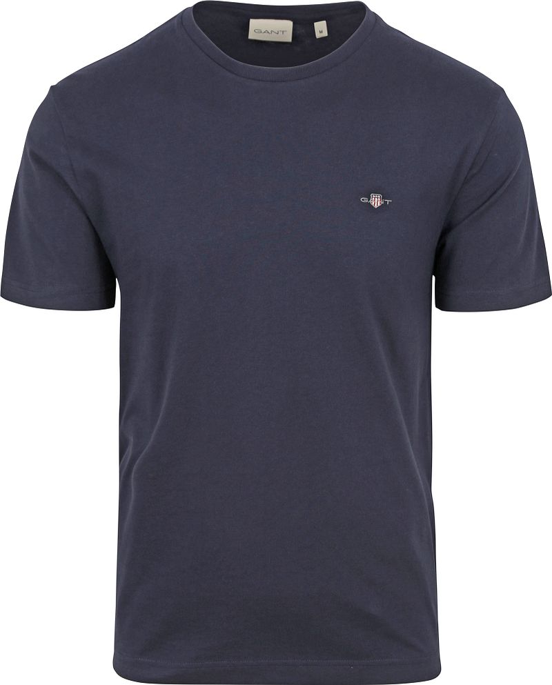 Gant T-Shirt "SLIM SHIELD SS T-SHIRT", mit Logostickerei auf der Brust günstig online kaufen