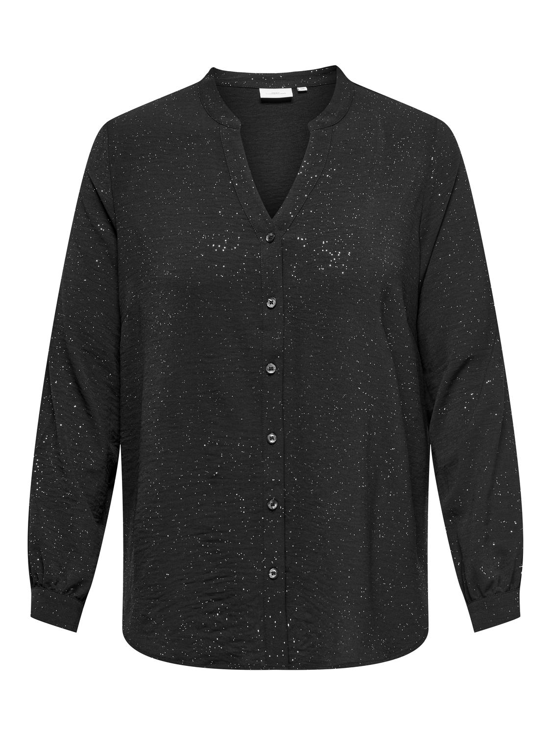 ONLY CARMAKOMA Shirtbluse "CARJOSEE METTA LIFE L/S V-NECK SHIRT WVN" günstig online kaufen