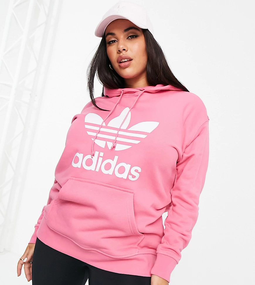Adidas Originals Trf Big Kapuzenpullover 3X Rose Tone günstig online kaufen