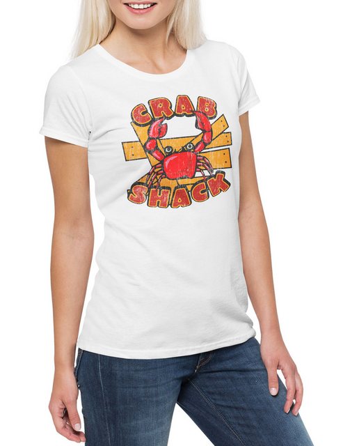 Urban Backwoods Print-Shirt The Crab Shack II Damen T-Shirt My Name Restaur günstig online kaufen