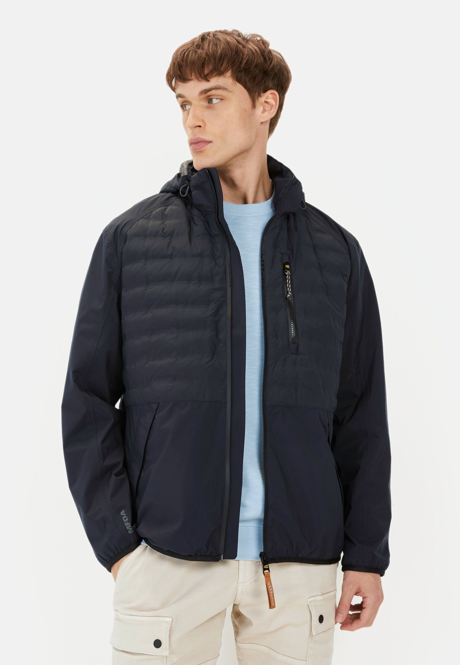camel active Funktionsjacke mit abnehmbarer Kapuze günstig online kaufen
