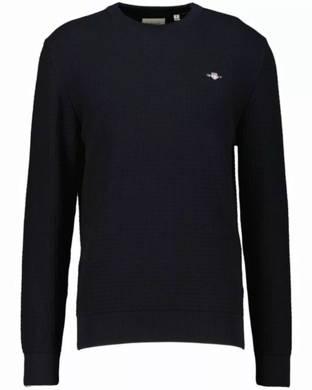 Gant Strickpullover Herren Strickpullover aus Bio-Baumwolle (1-tlg) günstig online kaufen