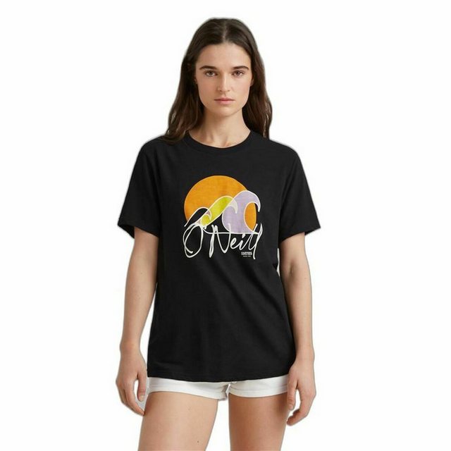 O'Neill T-Shirt Damen Kurzarm-T-Shirt O'Neill Luano Graphic Schwarz günstig online kaufen