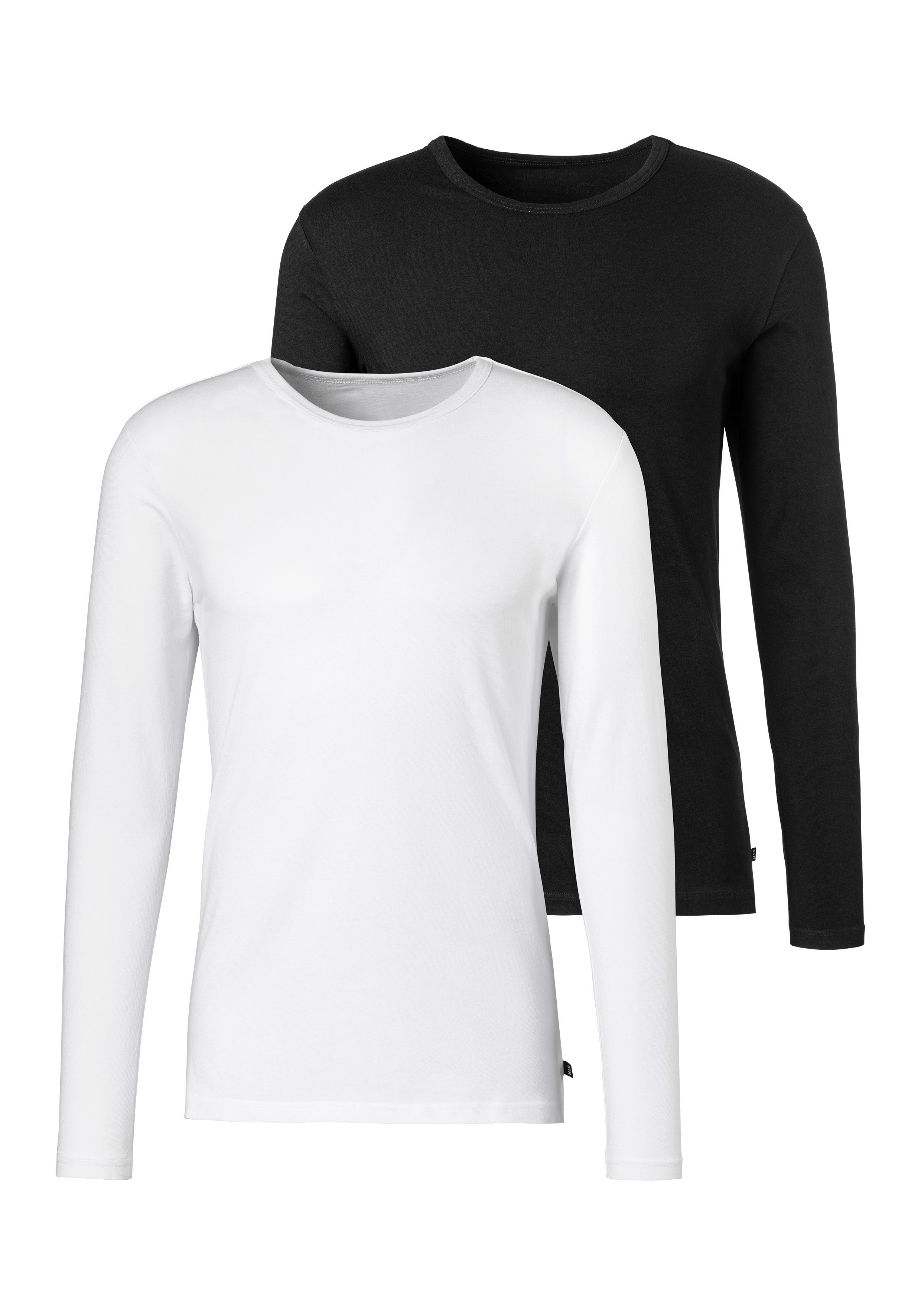 H.I.S Langarmshirt, (Packung, 2er-Pack), Doppelpack Unterziehshirt aus Baum günstig online kaufen
