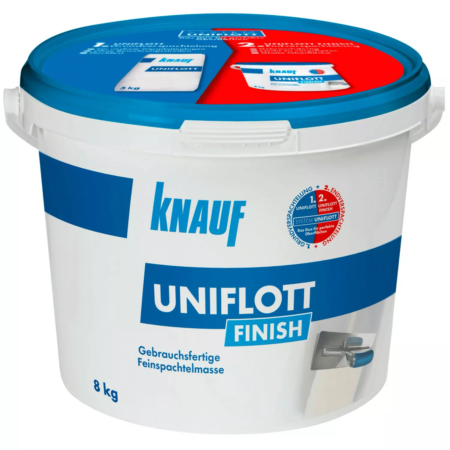 Knauf Feinspachtelmasse Uniflott Finish 8 kg günstig online kaufen