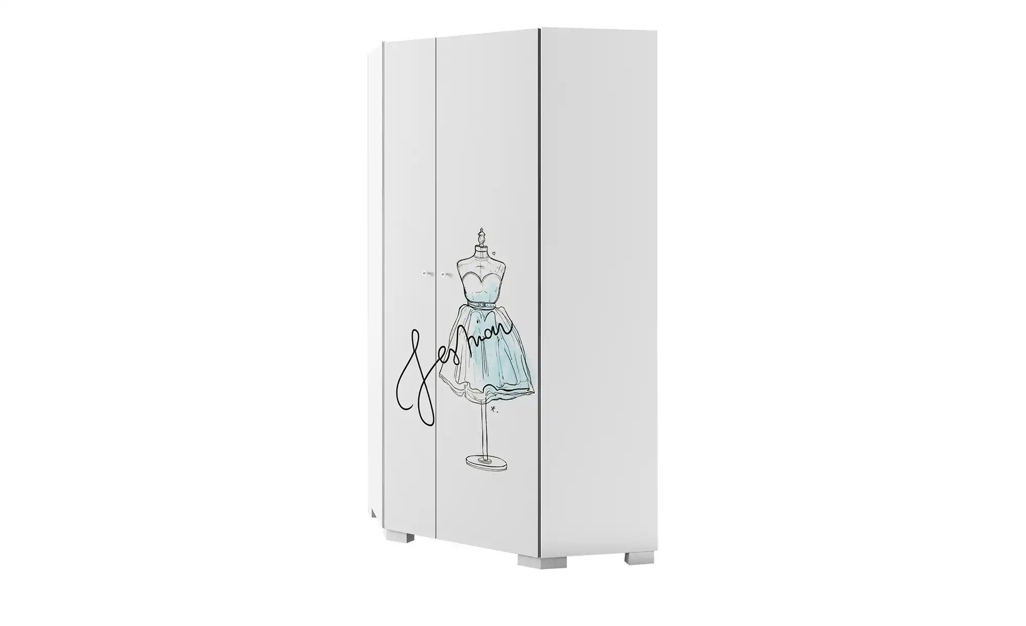 Eckschrank  Fashion Mint ¦ weiß ¦ Maße (cm): B: 96,7 H: 200 Jugendmöbel > J günstig online kaufen