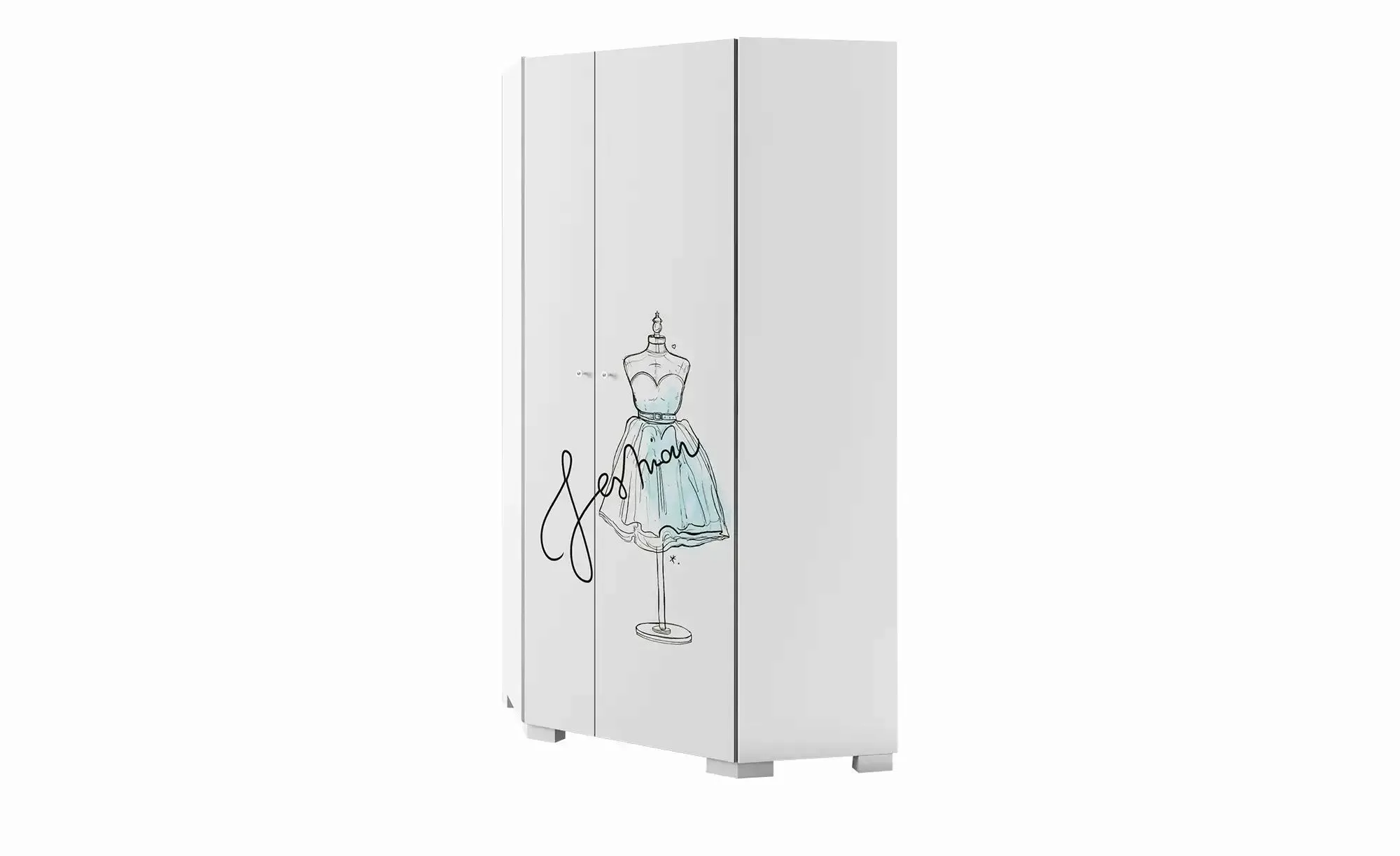 Eckschrank  Fashion Mint ¦ weiß ¦ Maße (cm): B: 96,7 H: 200 Jugendmöbel > J günstig online kaufen