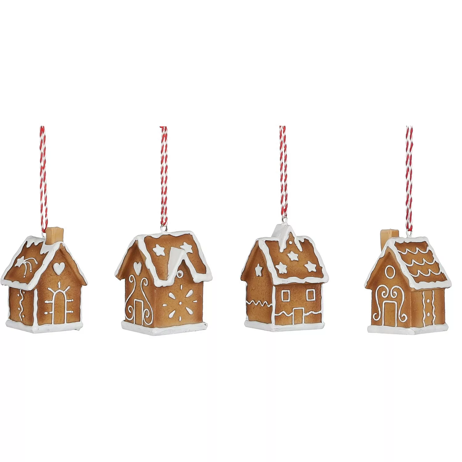 Ornament Haus Braun 4,5 x 4,5 x 7 cm günstig online kaufen