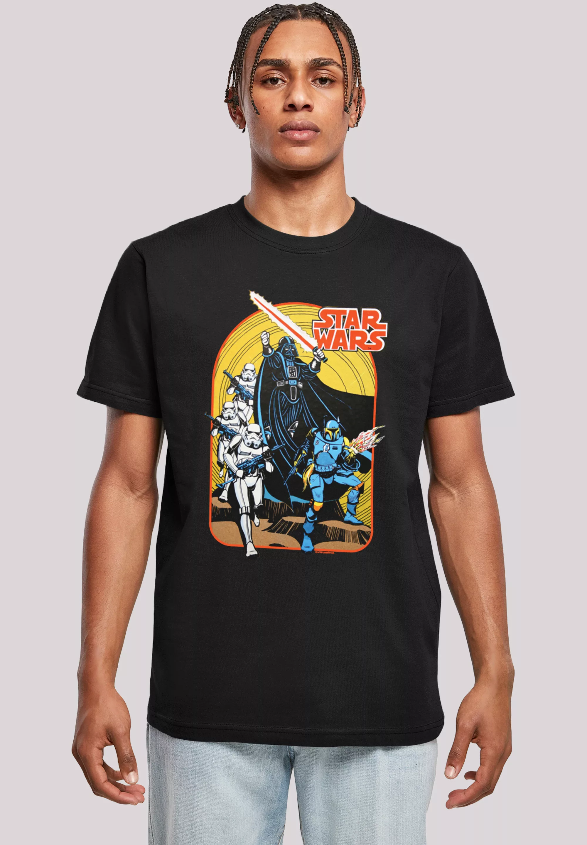 F4NT4STIC T-Shirt "Star Wars Vintage Comic Scene", Herren,Premium Merch,Reg günstig online kaufen