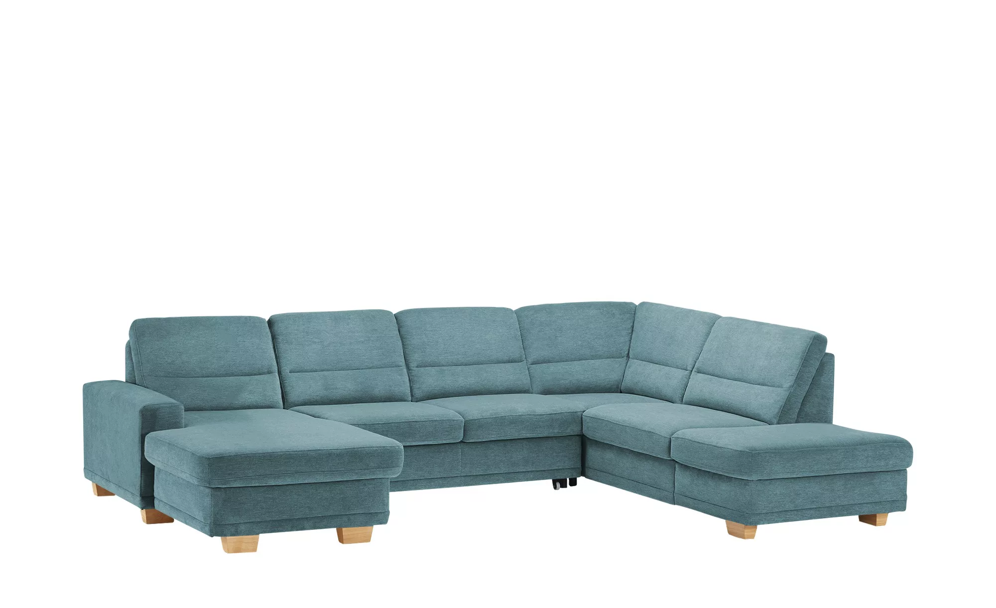 meinSofa Wohnlandschaft aus Mikrofaser Marc ¦ blau ¦ Maße (cm): B: 311 H: 8 günstig online kaufen