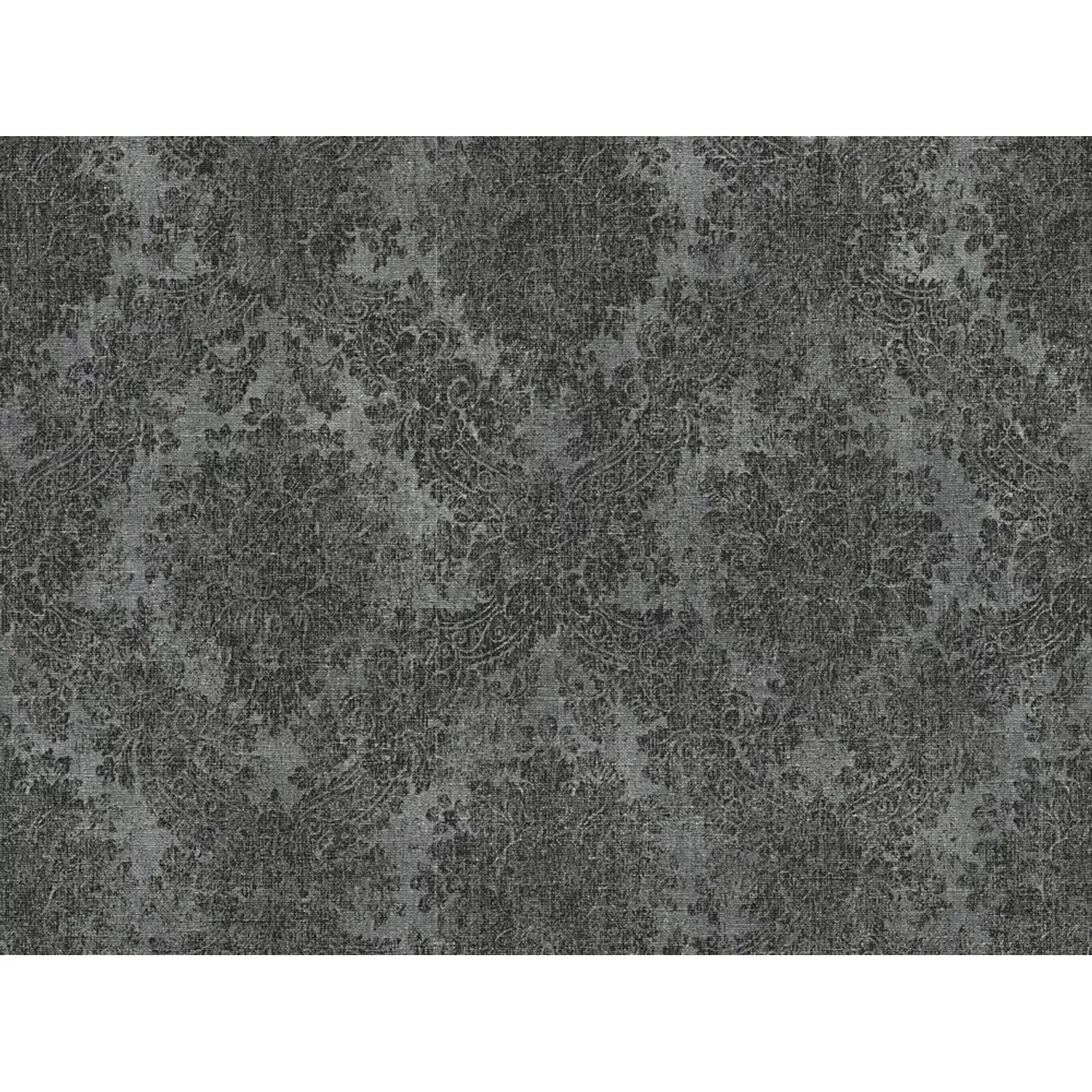 Bricoflor antik Tapete Schwarz Grau Neobarock Vliestapete Dunkel Ideal für günstig online kaufen