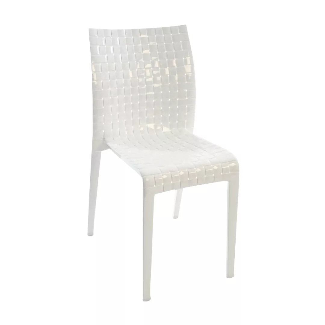 Stapelbarer Stuhl Ami Ami plastikmaterial weiß - Kartell - Weiß günstig online kaufen