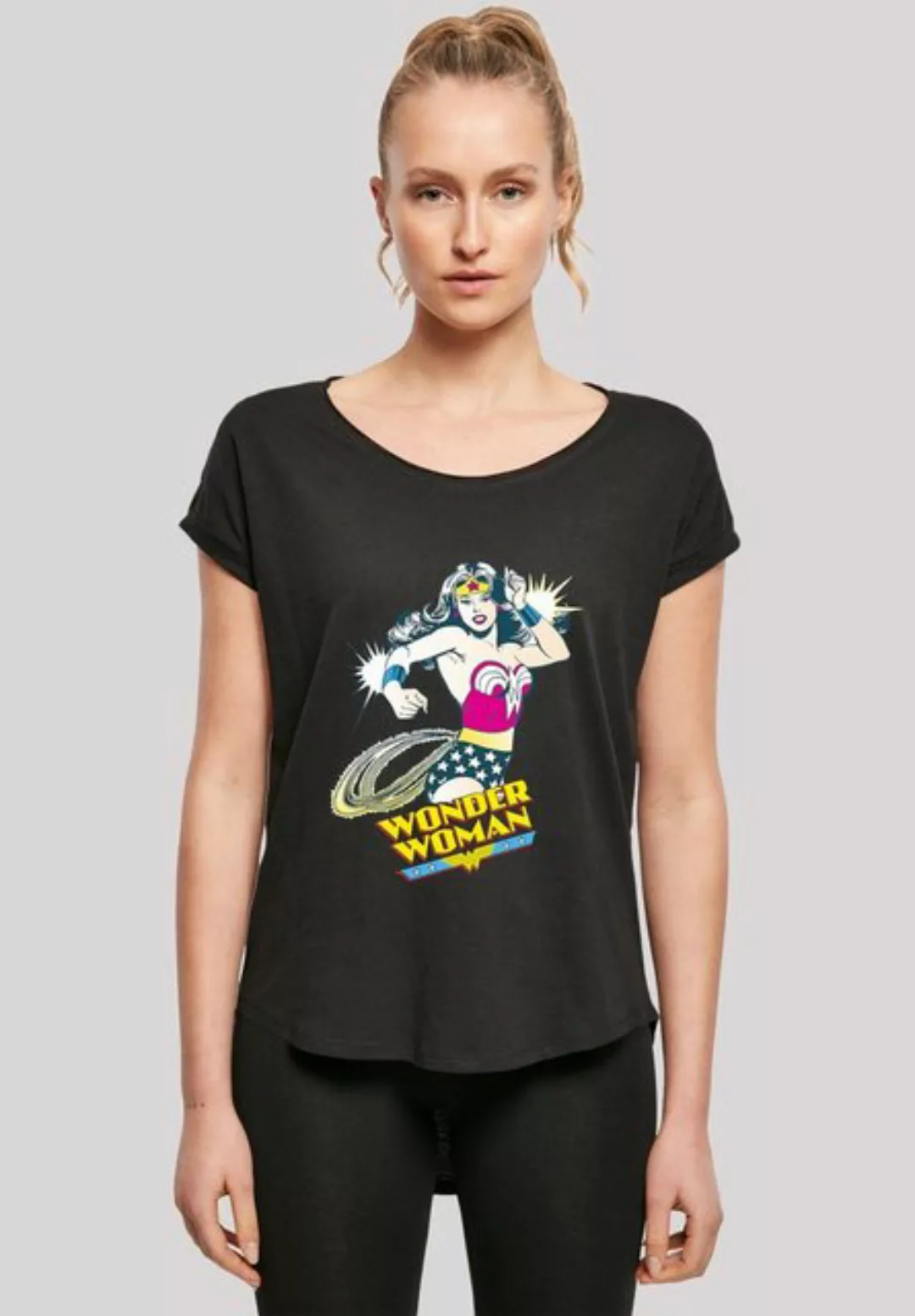 F4NT4STIC T-Shirt DC Comics Wonder Woman Vintage Lasso Print günstig online kaufen