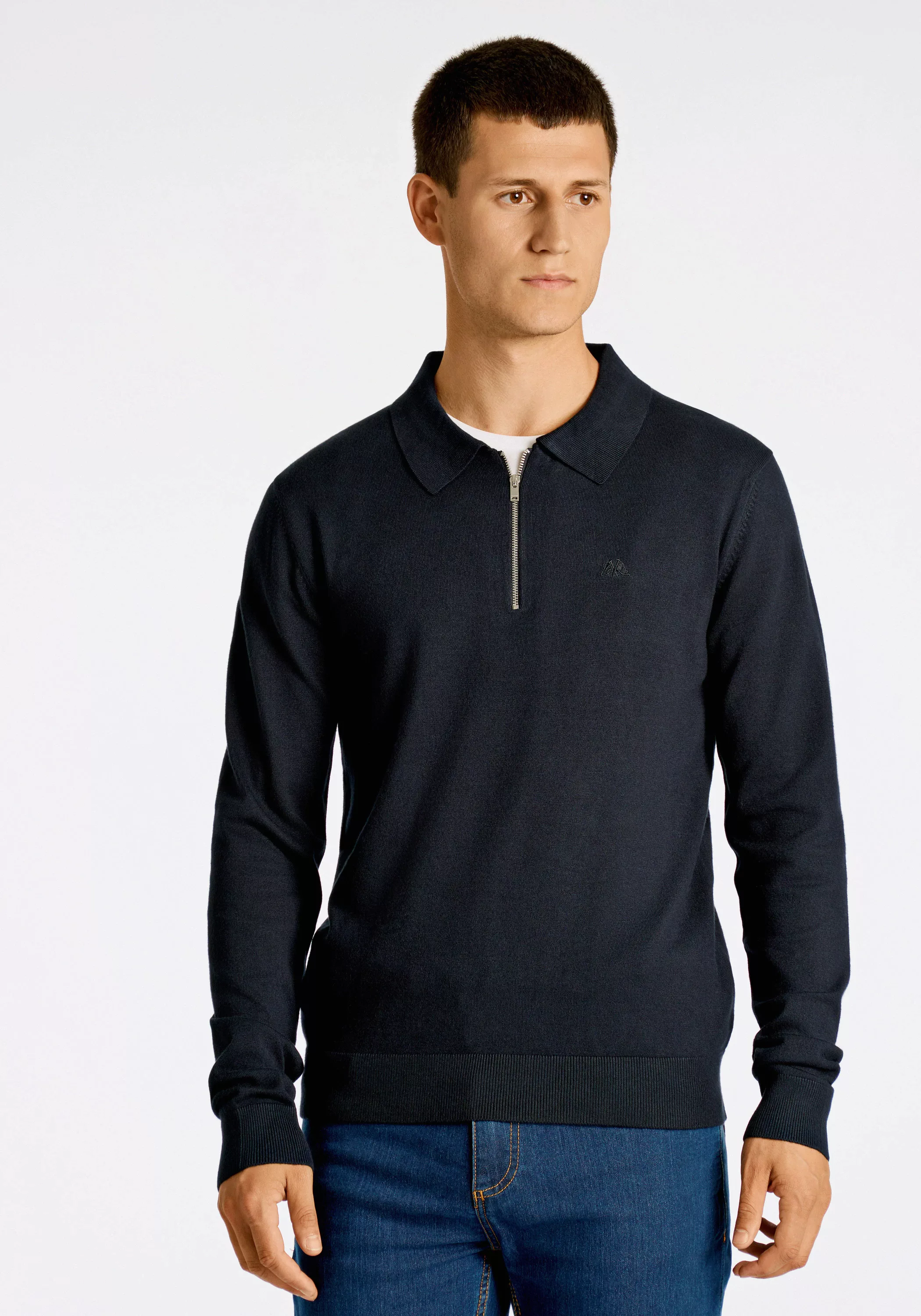 LINDBERGH Langarm-Poloshirt "Lindbergh Troyer" günstig online kaufen