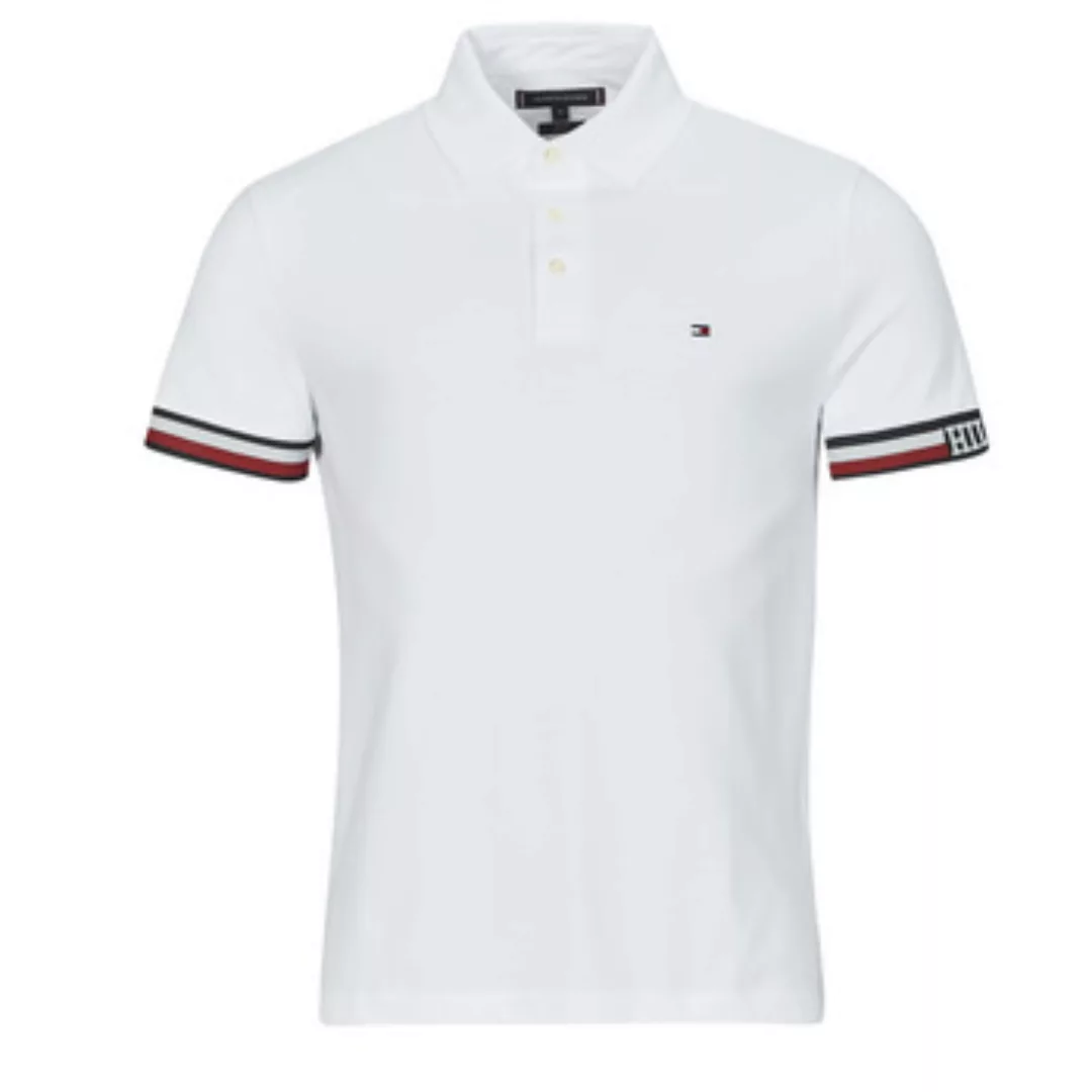 Tommy Hilfiger  Poloshirt MONOTYPE FLAG CUFF SLIM FIT POLO günstig online kaufen