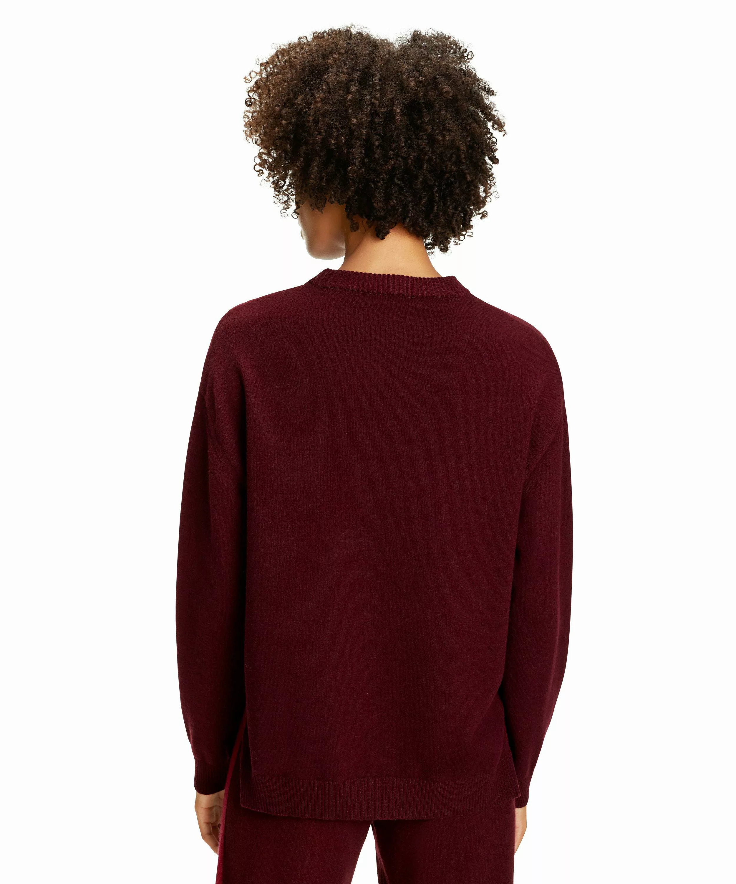 FALKE Damen Pullover, XL, Rot, Uni, Schurwolle, 64176-848805 günstig online kaufen