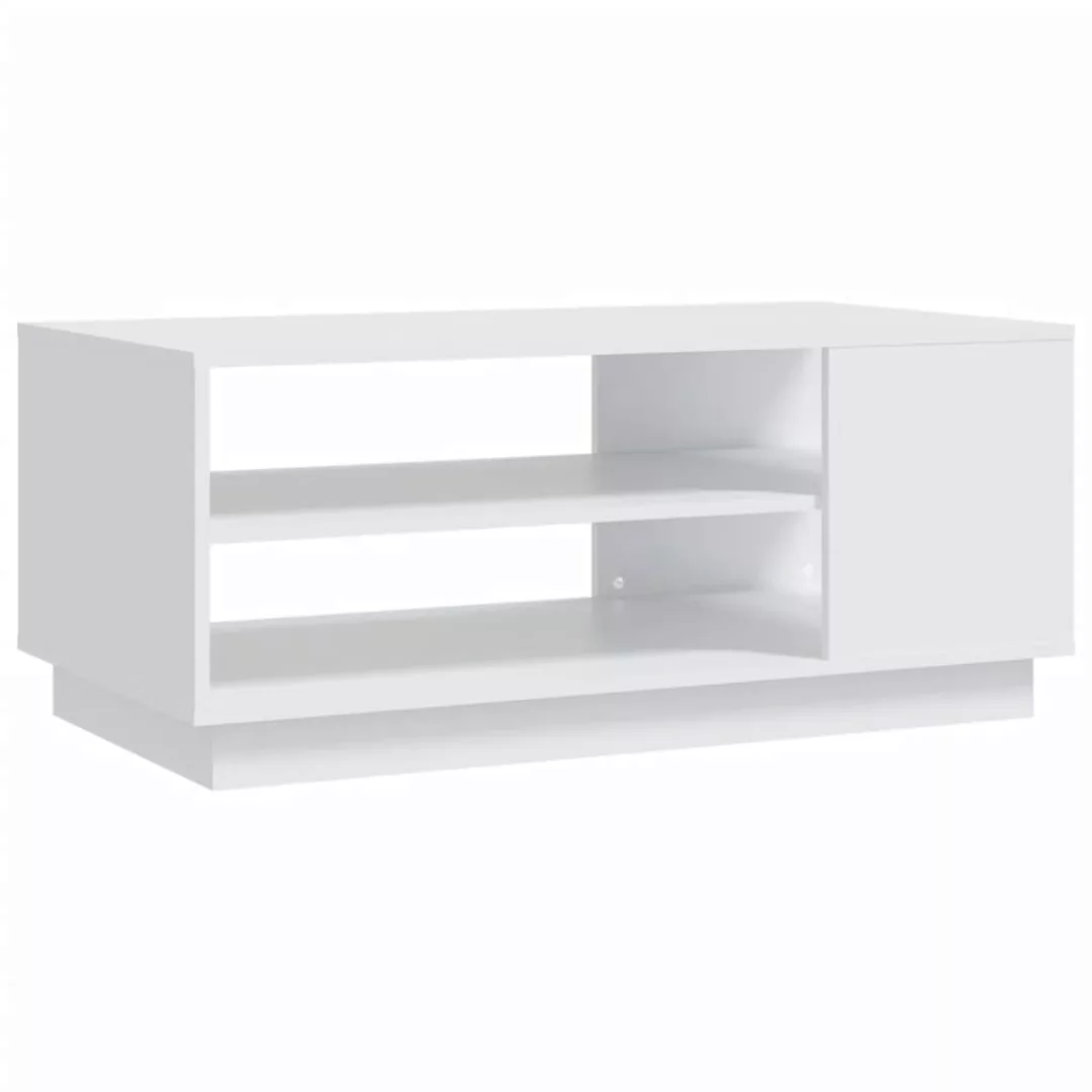 Couchtisch Weiß 102x55x43 Cm Spanplatte günstig online kaufen