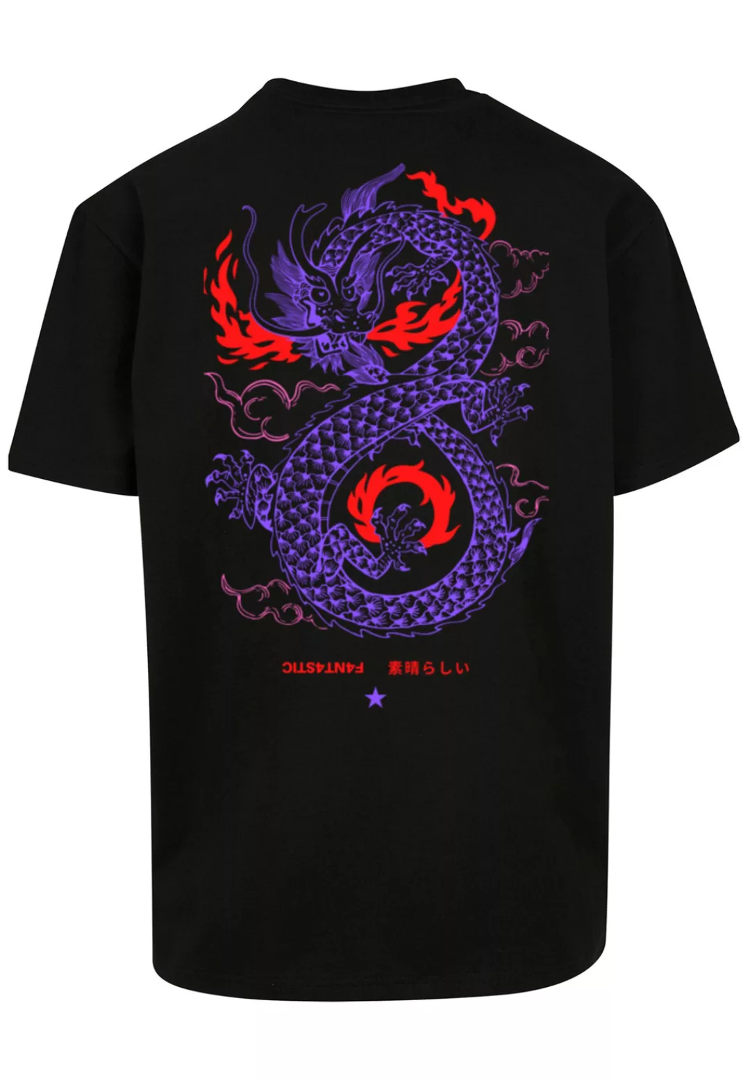 F4NT4STIC T-Shirt "Drache Feuer Japan", Print günstig online kaufen