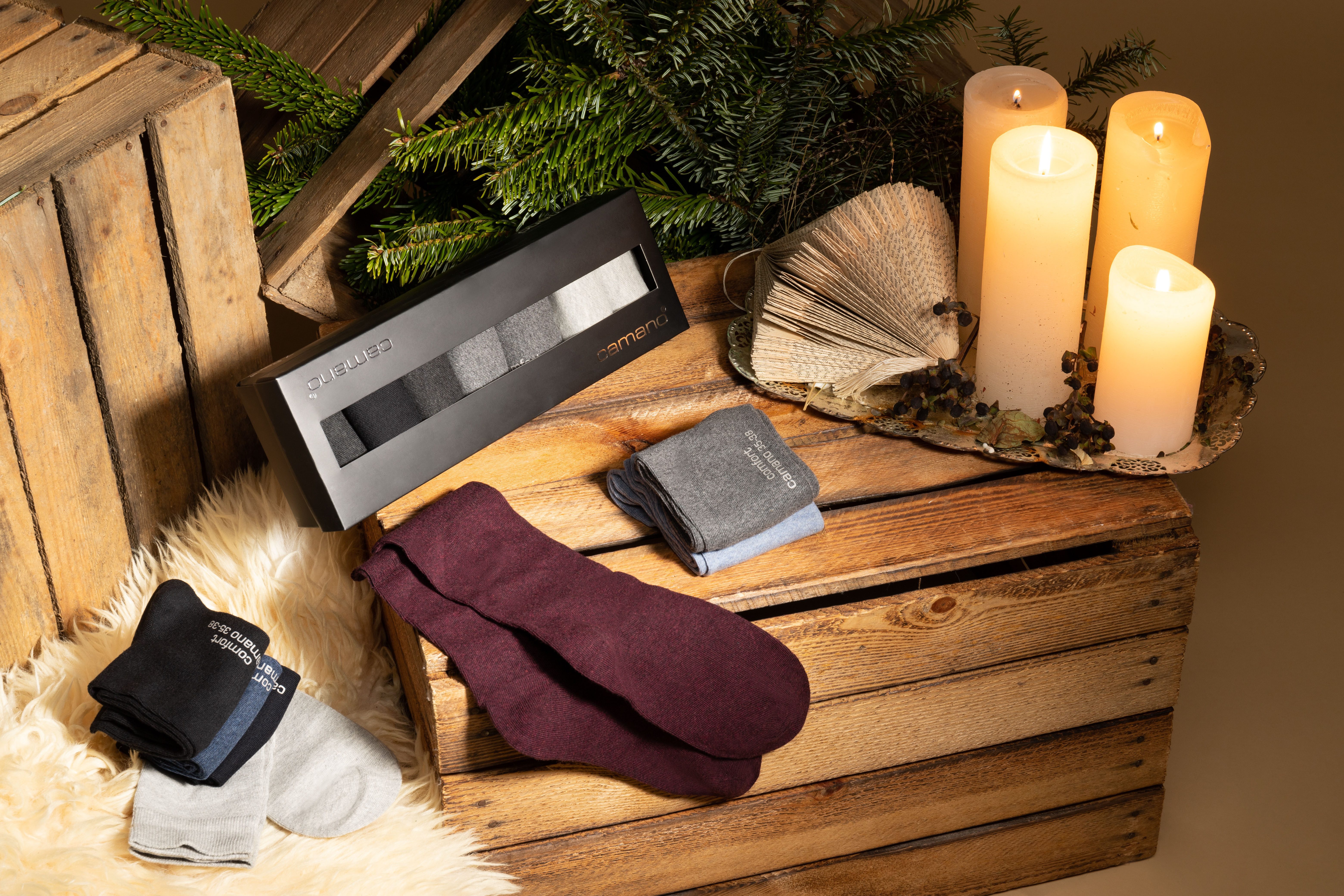 Camano Socken "Sockenbox 7er Pack" günstig online kaufen