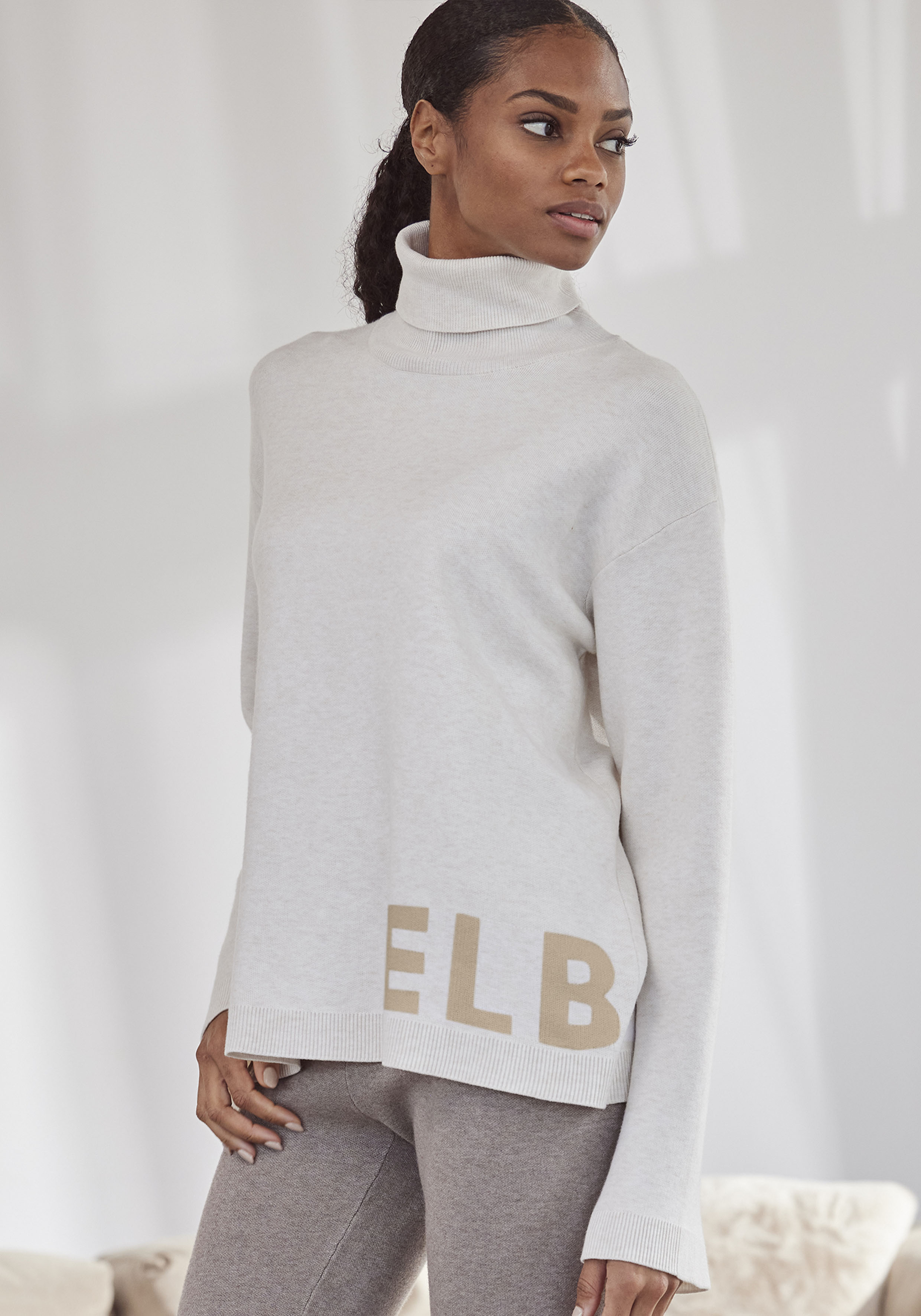 Elbsand Sweater, Rollkragenpullover aus hochwertigem Strick, Loungewear günstig online kaufen