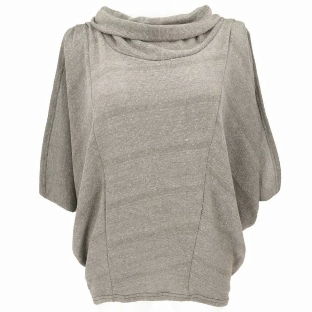 Guru-Shop Longsleeve Oversize Shirt, Rollkragen Strickshirt,.. günstig online kaufen